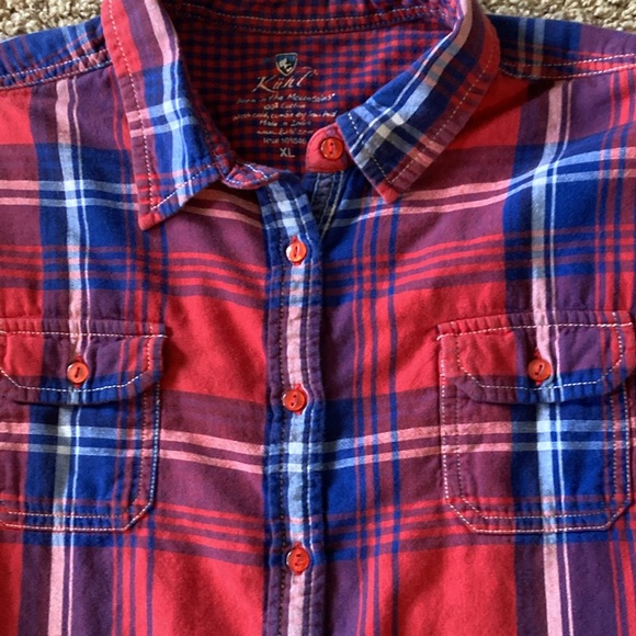 KUHL Women's Plaid Button-Up shirt - Picture 6 of 11
